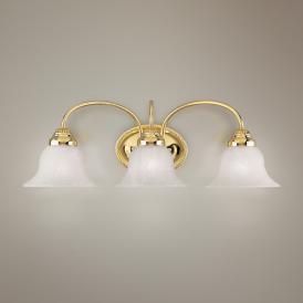 Edgemont 23 1/2" Wide Polished Brass 3-Light Bath Light Edgemont 23 1/2" Wide Polished Brass 3-Light Bath Light