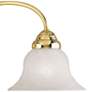 Edgemont 23 1/2" Wide Polished Brass 3-Light Bath Light