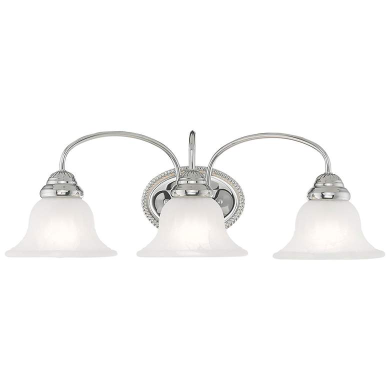 Image 3 Edgemont 23 1/2" Wide Polished Chrome 3-Light Bath Light