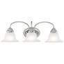 3_Edgemont 23 1/2" Wide Polished Chrome 3-Light Bath Light