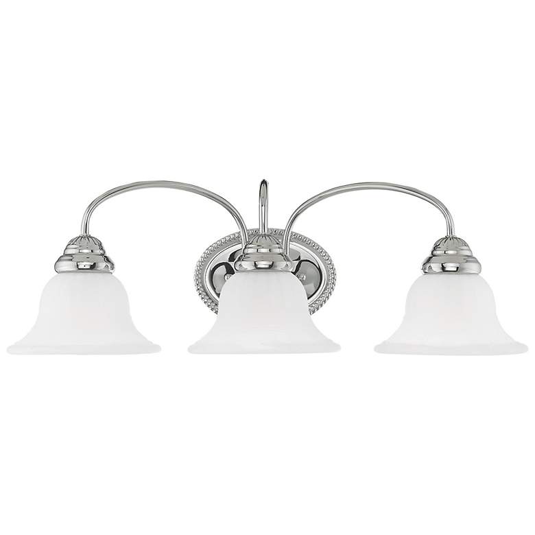 Image 6 Edgemont 23 1/2" Wide Polished Chrome 3-Light Bath Light more views