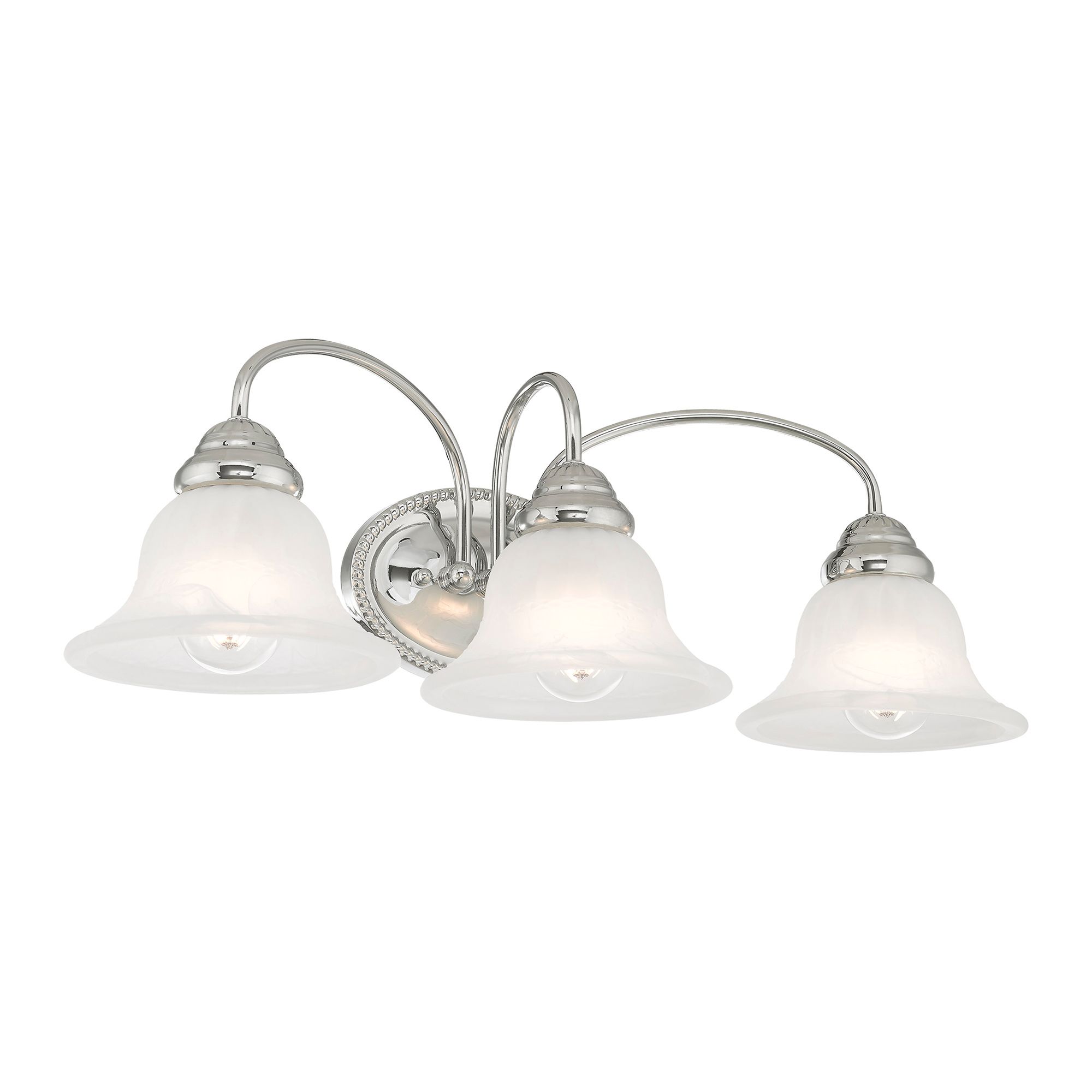 Edgemont 23 1/2" Wide Polished Chrome 3-Light Bath Light in scene