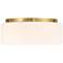 Edgemont 4-Light Ceiling Light in Warm Brass