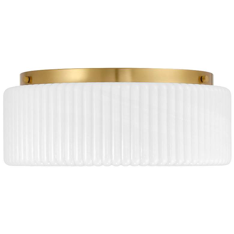 Image 2 Edgemont 4-Light Ceiling Light in Warm Brass more views