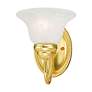 Thumbnail3 of Edgemont 8" High Polished Brass Wall Sconce more views