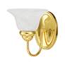 Thumbnail4 of Edgemont 8" High Polished Brass Wall Sconce more views