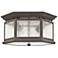 Edgewater 13" Wide Oil-Rubbed Bronze Outdoor Ceiling Light