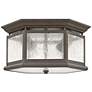 4_Edgewater 13" Wide Oil-Rubbed Bronze Outdoor Ceiling Light more views