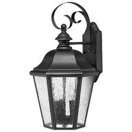 Image1 of Edgewater 18"H Black Outdoor Wall Light by Hinkley Lighting