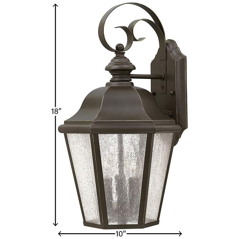 Image 5 Edgewater 18"H Oil Rubbed Bronze 40 Watts Outdoor Wall Light more views