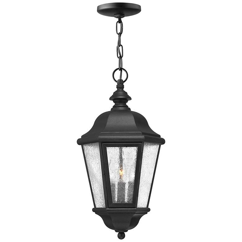 Image 2 Edgewater 19 1/2"H Black 3-Light LED Outdoor Hanging Light more views