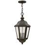 1_Edgewater 19 1/2"H Oil Rubbed Bronze Outdoor Hanging Light
