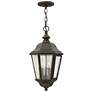 2_Edgewater 19 1/2"H Oil Rubbed Bronze Outdoor Hanging Light more views