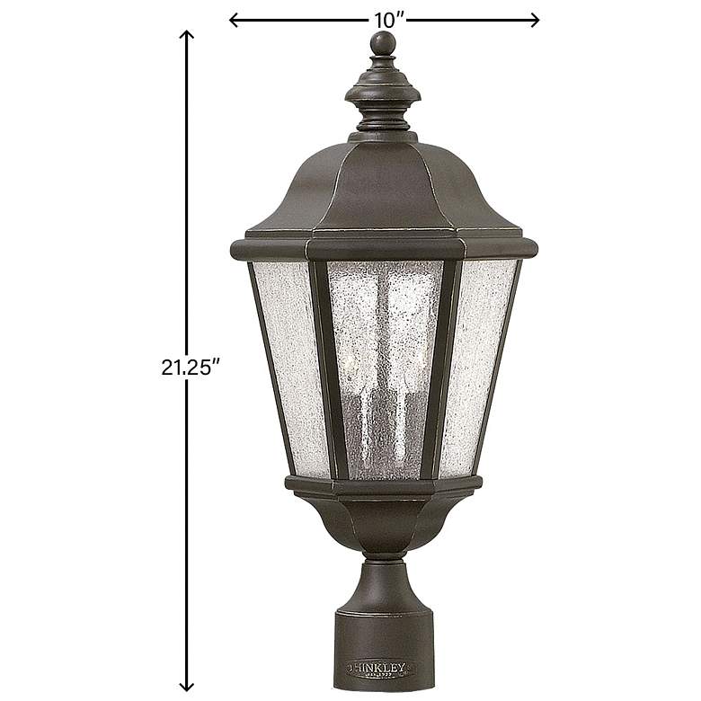 Image 5 Edgewater 20 1/2" High Oil-Rubbed Bronze Outdoor Post Light more views