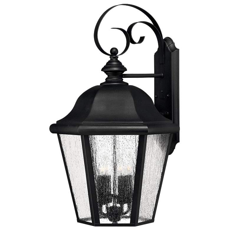 Image 1 Edgewater 25 1/2" High Black Outdoor Wall Light
