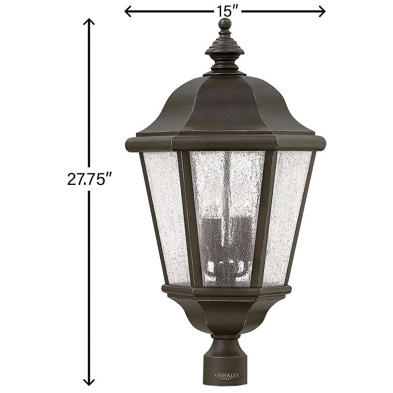 Image 5 Edgewater 27 3/4" High Bronze Outdoor Post/Pier Mount Light more views