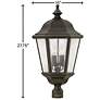 5_Edgewater 27 3/4" High Oil-Rubbed Bronze Outdoor Post Light more views