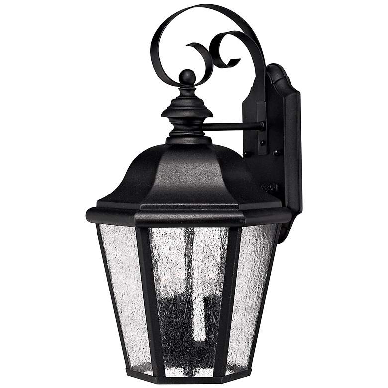 Image 1 Edgewater Collection Black 17 1/2" High Outdoor Wall Light