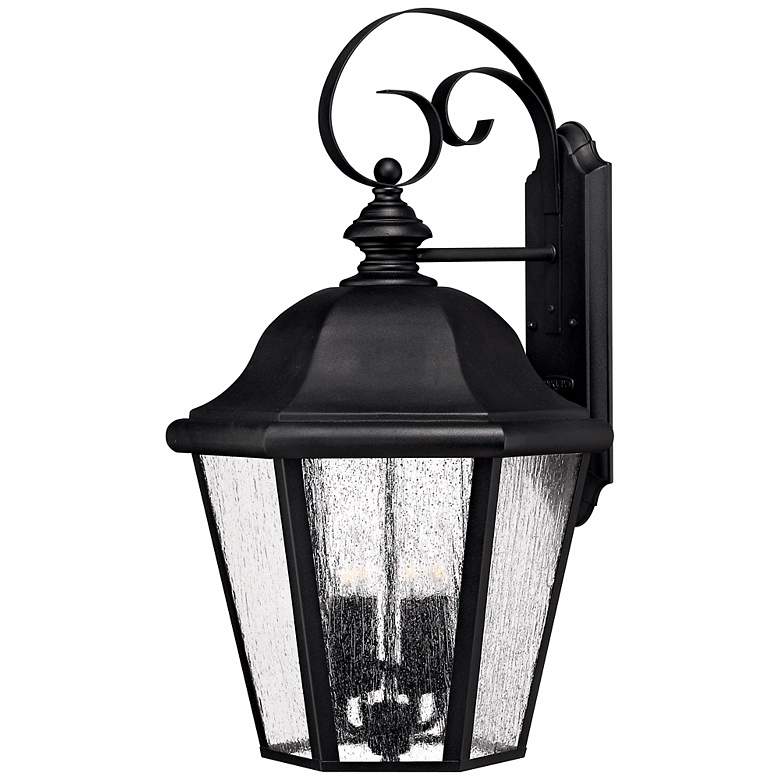Image 1 Edgewater Collection Black 25 1/2" High Outdoor Wall Light