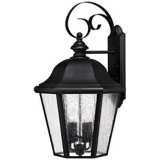 Edgewater Collection Black 25 1/2&quot; High Outdoor Wall Light