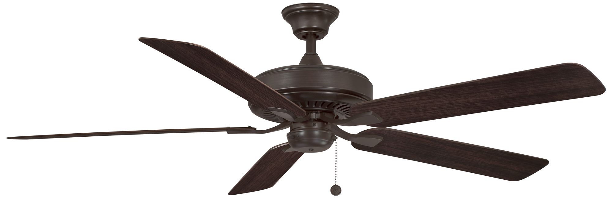 Edgewood 60 in In/Out Fan - Dark Bronze w/ Dark Walnut blades