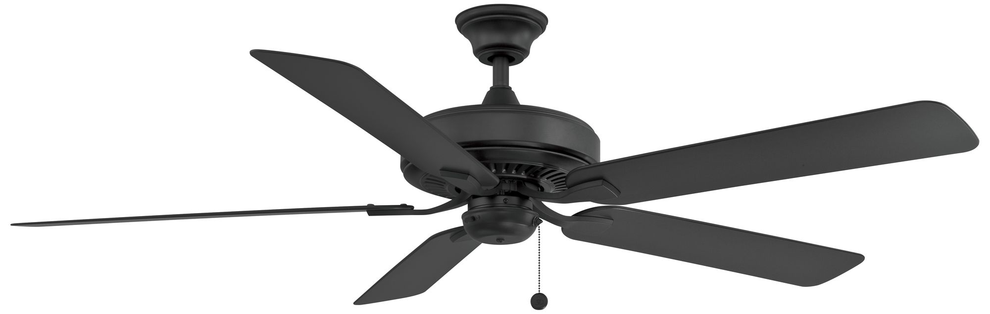 Edgewood 60 inch Indoor/Outdoor Ceiling Fan - Black with Black blades