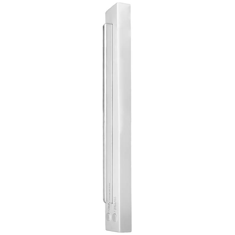 Image 1 Edgy 12 inch Wide White Edge-Lit LED Under Cabinet Light