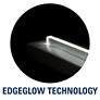 Edgy 12" Wide White Edge-Lit LED Under Cabinet Light