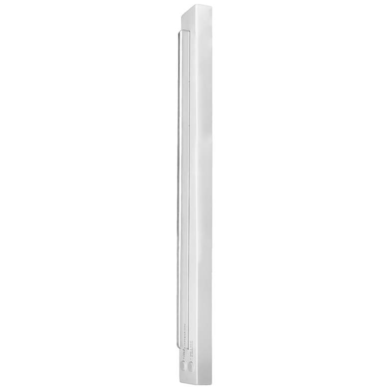 Image 1 Edgy 18 inch Wide White Edge-Lit LED Under Cabinet Light