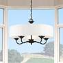 2_Edinburgh 23" Wide Black 5-Light Drum Pendant