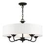 4_Edinburgh 23" Wide Black 5-Light Drum Pendant more views