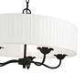 7_Edinburgh 23" Wide Black 5-Light Drum Pendant more views