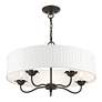 5_Edinburgh 23" Wide English Bronze 5-Light Chandelier more views