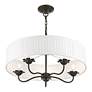 6_Edinburgh 23" Wide English Bronze 5-Light Chandelier more views