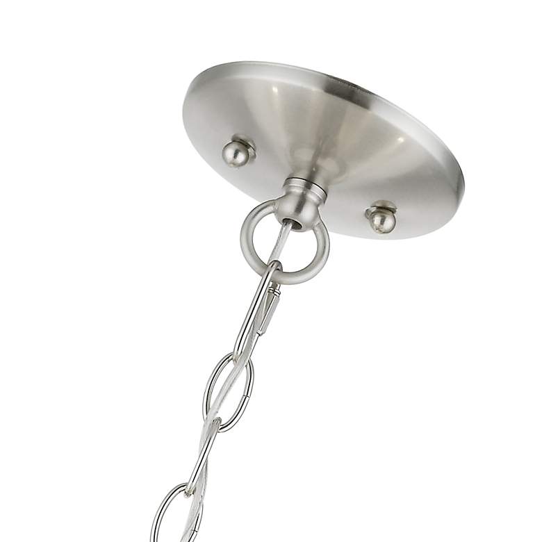 Image 7 Edinburgh 5 Light Brushed Nickel Pendant more views