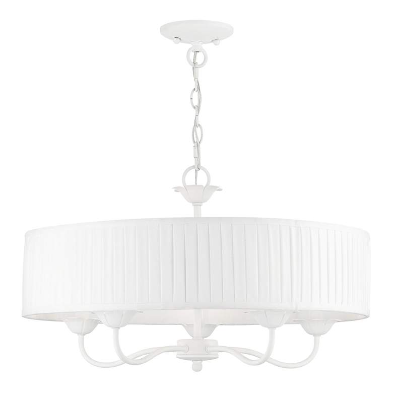 Image 3 Edinburgh 5 Light White Pendant more views