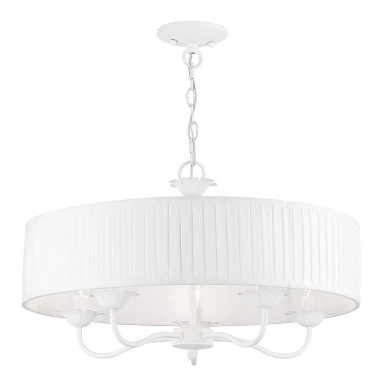 Image 4 Edinburgh 5 Light White Pendant more views