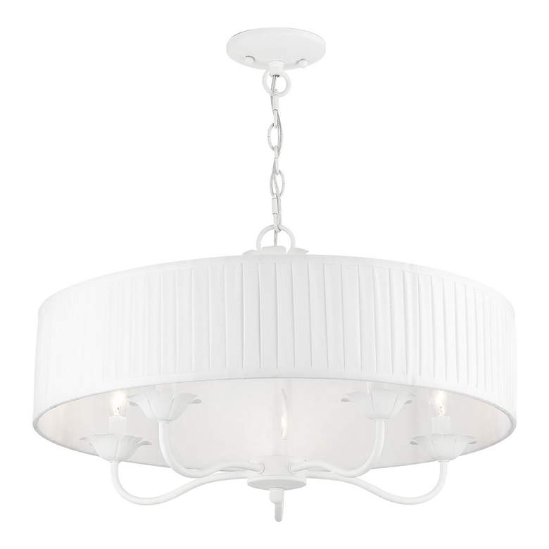 Image 5 Edinburgh 5 Light White Pendant more views
