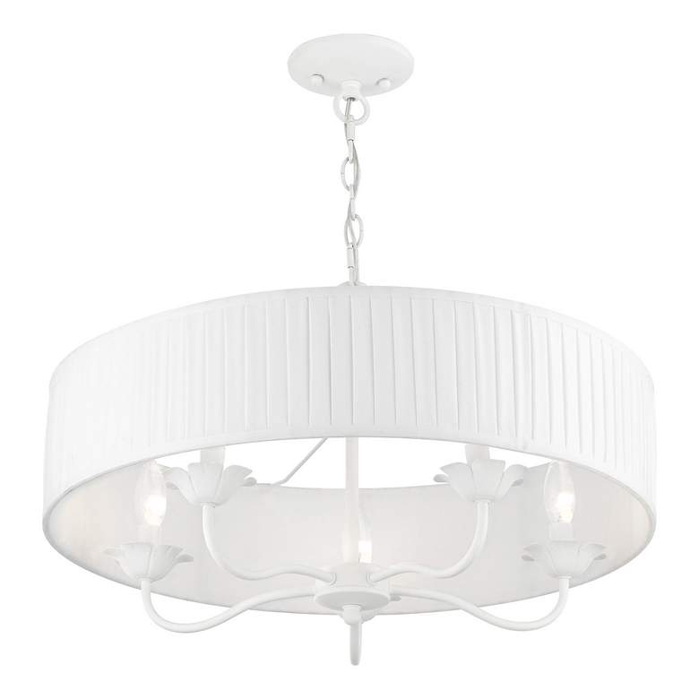 Image 6 Edinburgh 5 Light White Pendant more views
