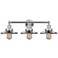 Edison 26" Wide Polished Chrome 3-Light Vanity Bath Light