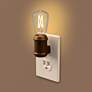 Edison 4 1/2" High Aged Bronze LED Night Light