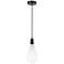 Edison 6.25" Wide Oil Rubbed Bronze Corded LED Mini Pendant