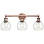 1_Edison Athens 24" Wide Antique Copper 3-Light Bath Light