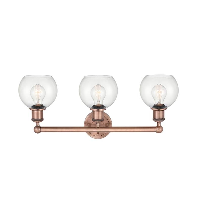 Image 2 Edison Athens 24" Wide Antique Copper 3-Light Bath Light more views