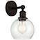 Edison Athens 6" Oil Rubbed Bronze Sconce w/ Seedy Shade