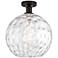 Edison Athens Water Glass 12" Semi-Flush Mount - Oil Rubbed Bronze -