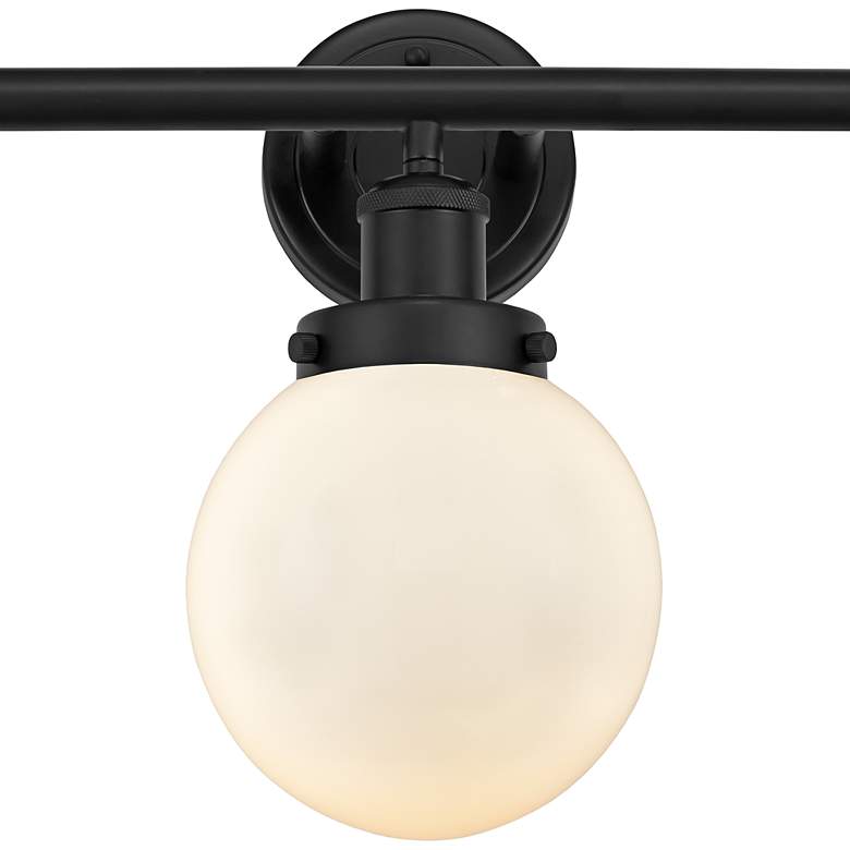 Image 2 Edison Beacon 24" Wide Matte Black 3-Light Bath Light more views