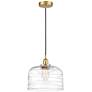 Edison Bell 11 1/2" Wide Satin Gold LED Mini Pendant