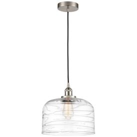 Edison Bell 11 1/2"W Brushed Satin Nickel LED Mini Pendant Edison Bell 11 1/2"W Brushed Satin Nickel LED Mini Pendant