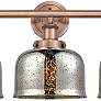 2_Edison Bell 25 3/4" Wide Antique Copper 3-Light Bath Light more views